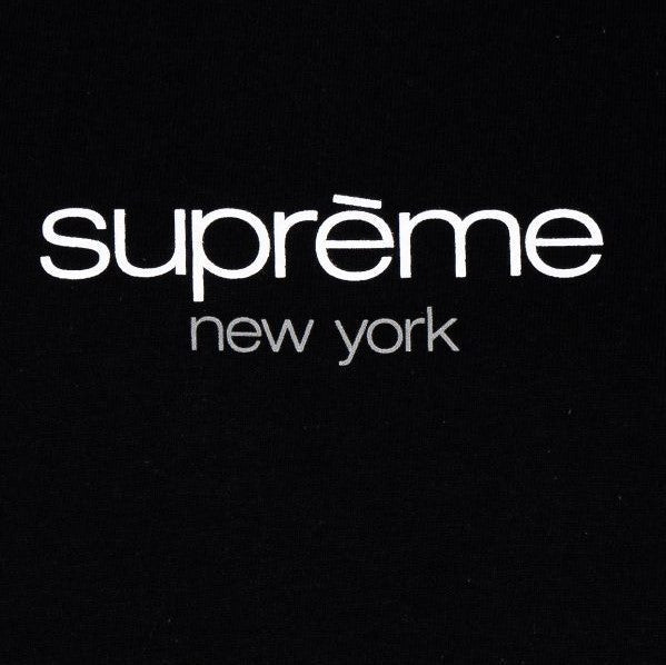 Supreme Classic Logo New York Tee Black | Originalfook