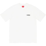 Supreme Handstyle Emboidery Logo Tee White supreme supreme - originalfook singapore