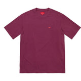 SUPREME Small Box Logo Patch Tee Wine supreme supreme - originalfook singapore