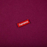 SUPREME Small Box Logo Patch Tee Wine supreme supreme - originalfook singapore