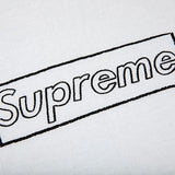 SUPREME X KAWS Chalk Box Logo Tee White supreme supreme - originalfook singapore