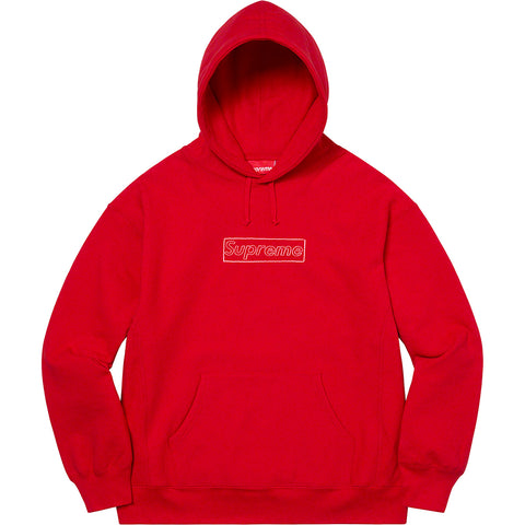 Supreme kaws box logo hoodie Clearance