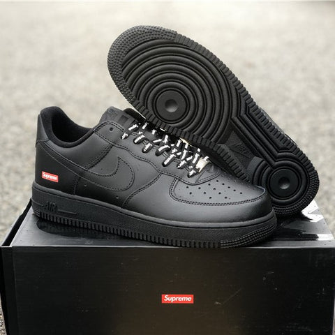 SUPREME X NIKE Air Force 1 Low Black