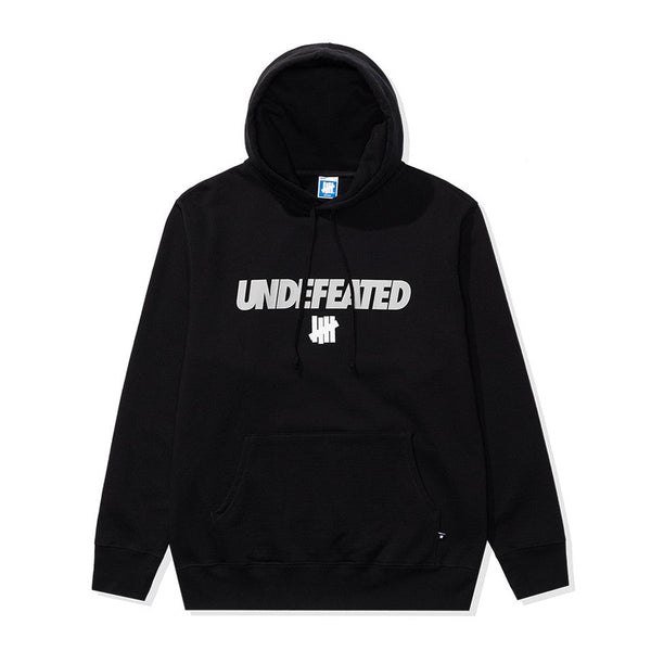 Undefeated Lockup Pullover Hoodie Black undefeated undefeated - originalfook singapore