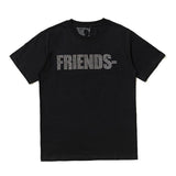 VLONE Friends Rhinestone Tee Black VLONE VLONE - originalfook singapore