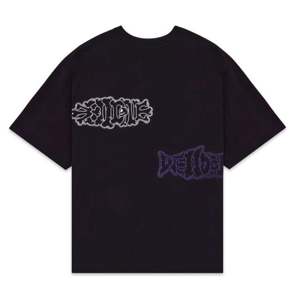 WE11DONE Side Logo Tee Black ORIGINALFOOK STORE ORIGINALFOOK STORE - originalfook singapore