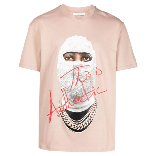 IH NOM UH NIT Paris Mask Authentic Tee Flesh NUS23297 IH NOM UH NI IH NOM UH NI - originalfook singapore